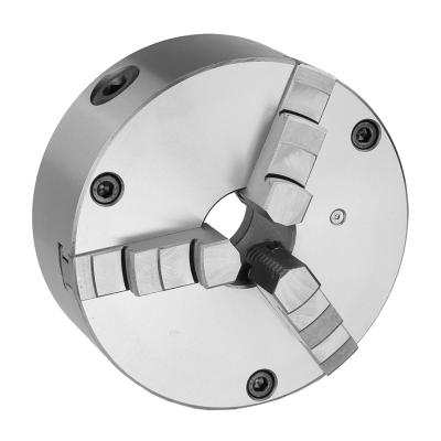 Zentra 3-Bakket Centrerpatron Ø160 mm Støbejern DIN 6350 Faste bakker-Montering på for-bagside